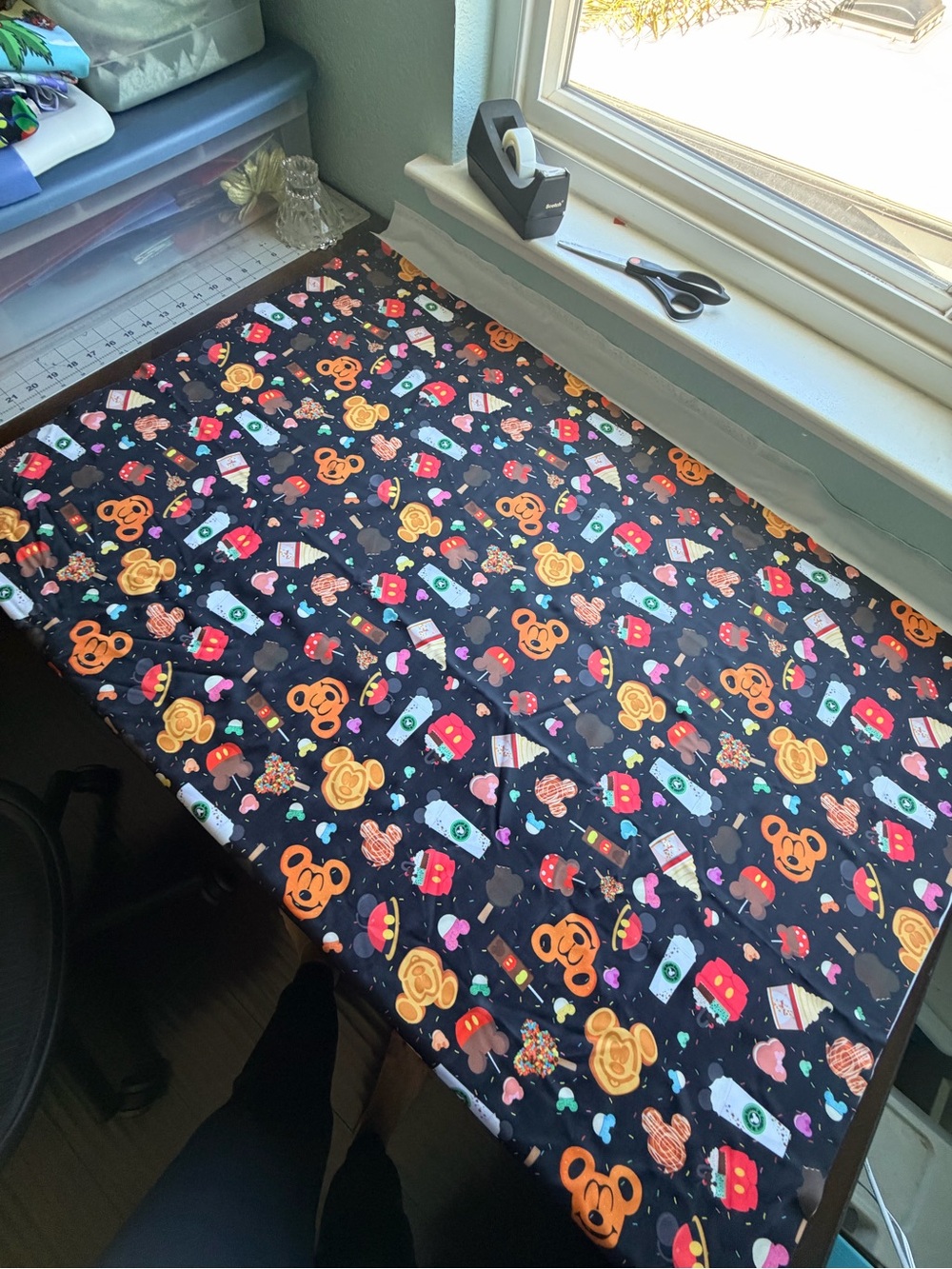 Lycra Swim Fabric Disney Snacks
